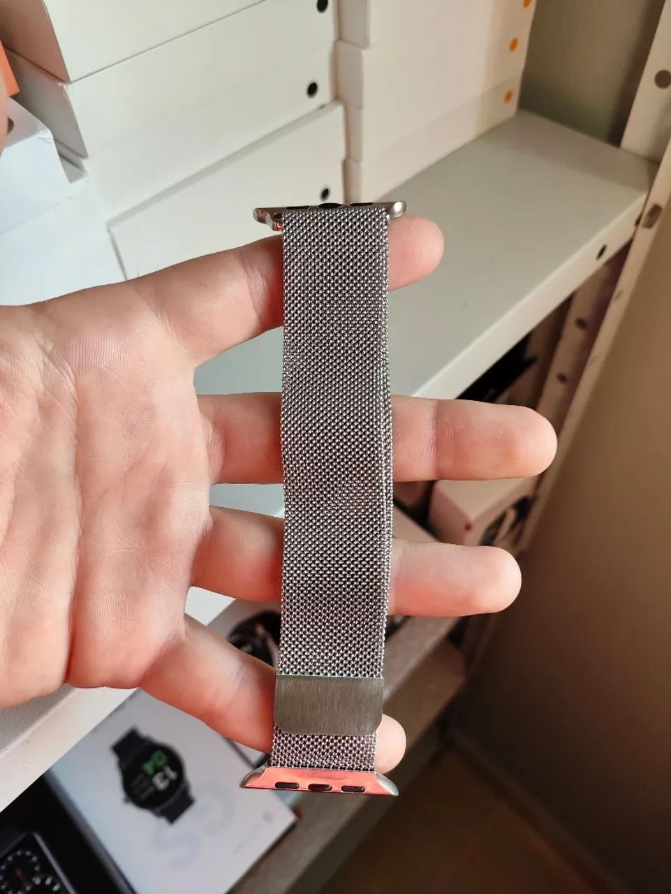 PULSEIRA DE AÇO SMARTWATCH 44/45/49MM - Foto 2