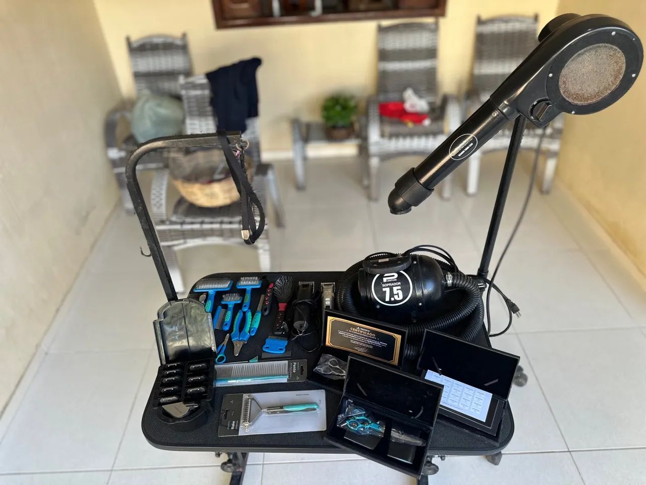 Kit completo para banho e tosa 