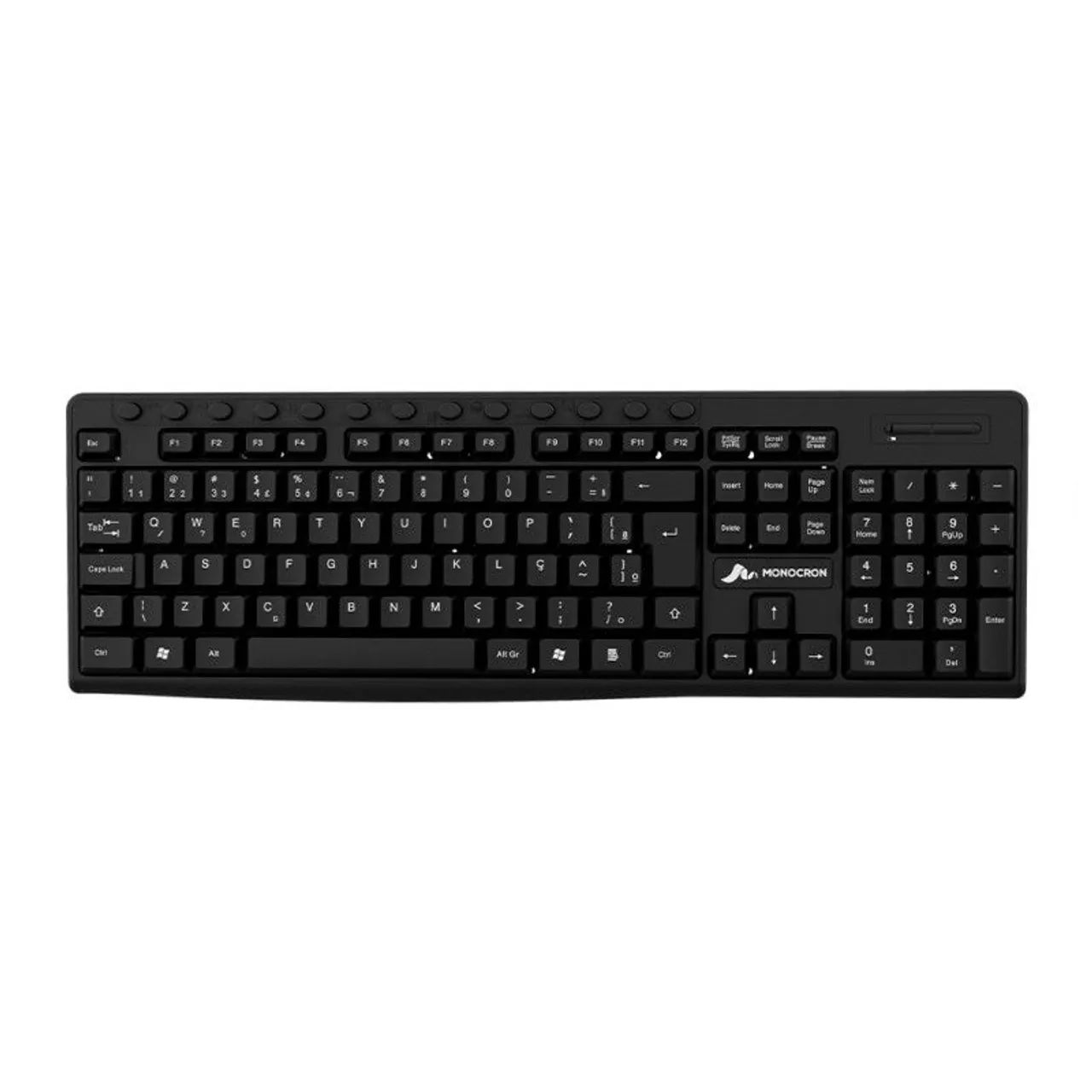 Combo Teclado e Mouse Sem Fio Monocron - Preto PROMOÇÃO! - Foto 3