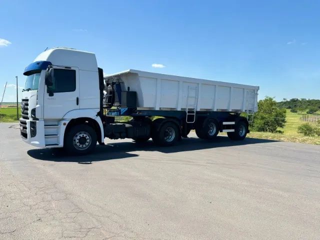 Carreta Caçamba Facchini 2014 2 Eixos Único Dono Frota Jbs