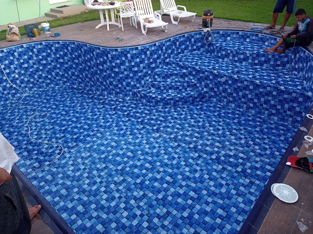 Revestimento em vinil/reforma de piscina  - Foto 2