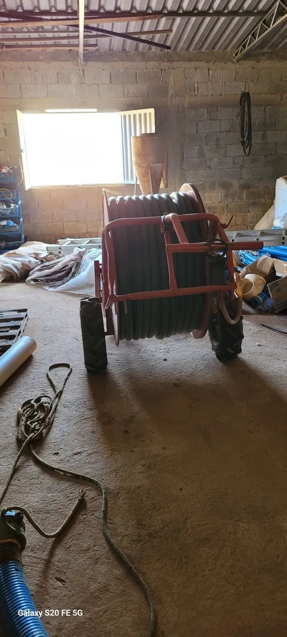 Carretel Irrigação - Irrigat 120/50 + Bomba Schneider 10 cv  - Foto 3