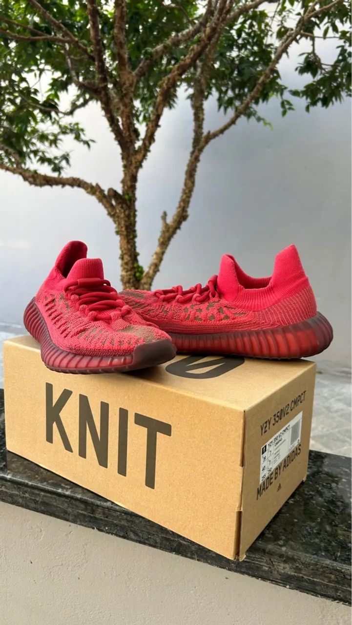  Yeezy 350 V2 CMPCT Slate Red - Foto 4