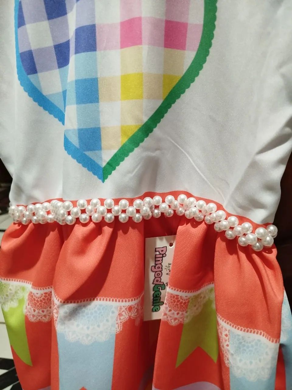 Vestido infantil Festa Junina 8 anos - Foto 4