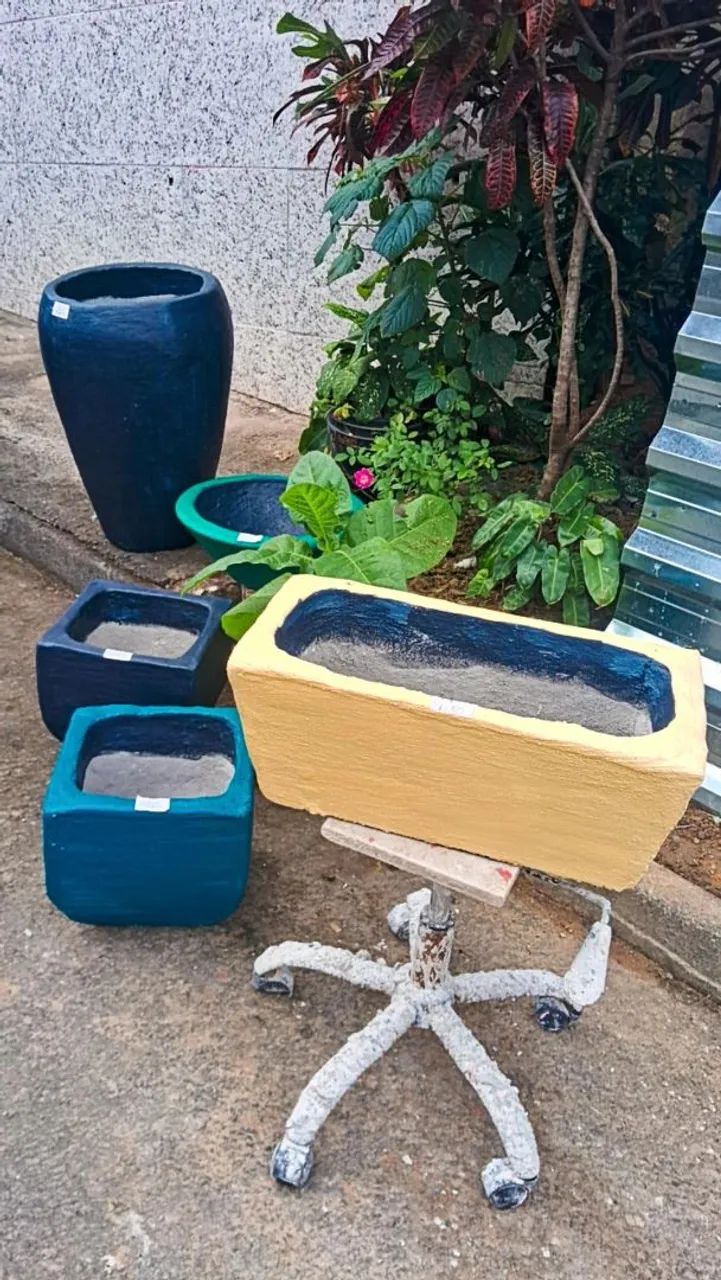 Vasos de planta de cimento  - Foto 3