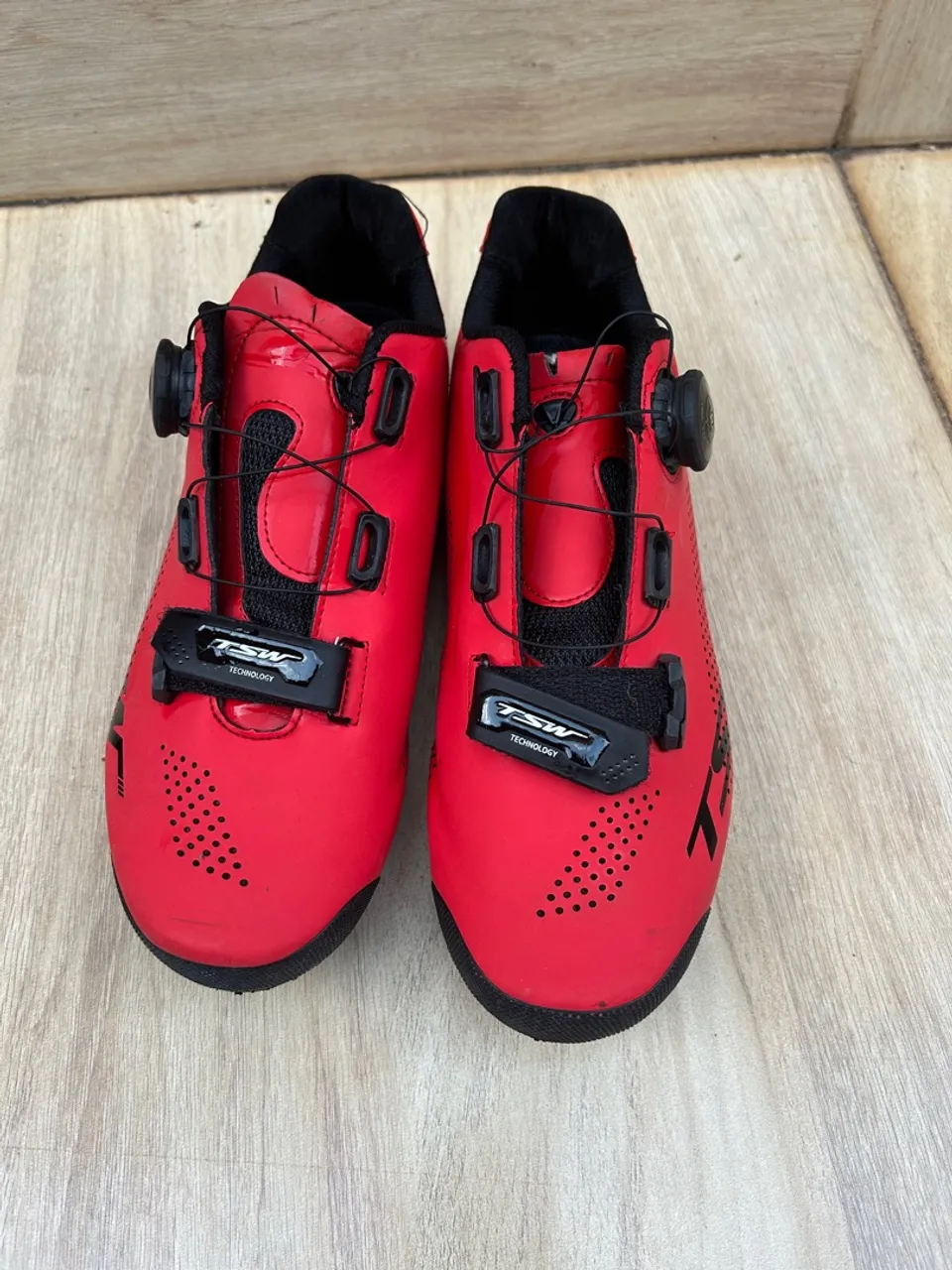 Sapatilha Ciclismo Speed Tsw Smart U2- Vermelha 