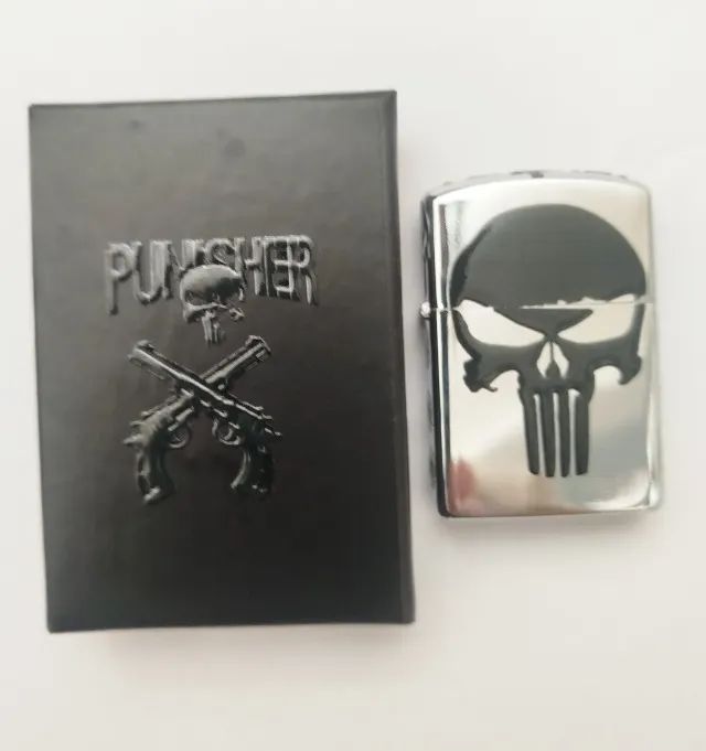 Isqueiro Não é Zippo Punisher Justiveiro
