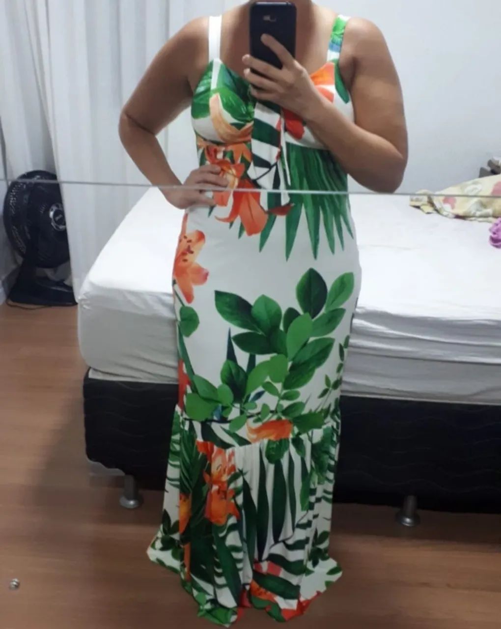 Vestido longo estampado - Foto 2