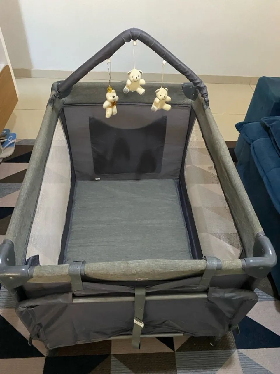 Berço portátil para bebê - ideal para viagens! - Foto 6