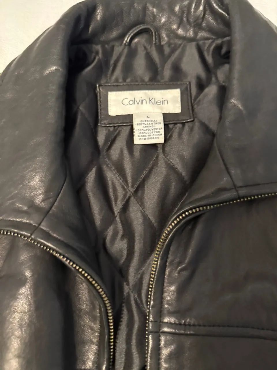 Jaqueta de Couro Calvin Klein - Foto 4