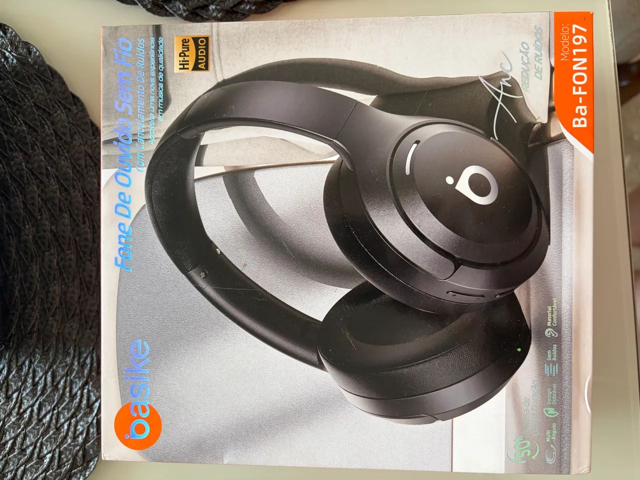 Fone de ouvido Basike sem fio Bluetooth  - Foto 4