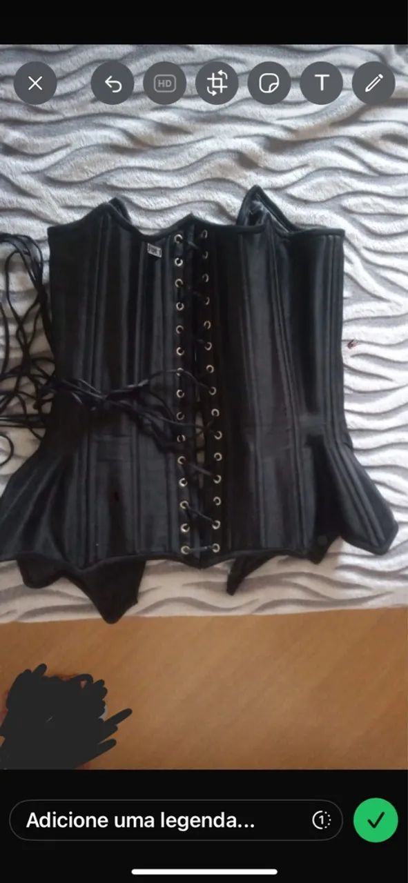 Corset Black Cat Corsets(leia descrição) - Foto 2