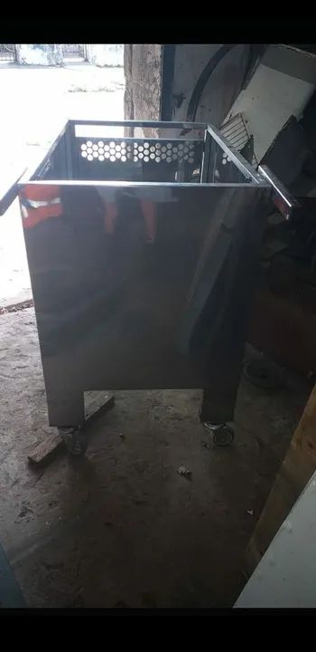 Carrinho para lanche em inox - Foto 3