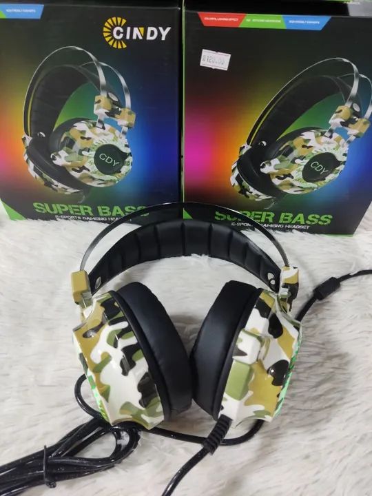 Fone de Ouvido Gamer para Pc e Notebook Cindy - Foto 2