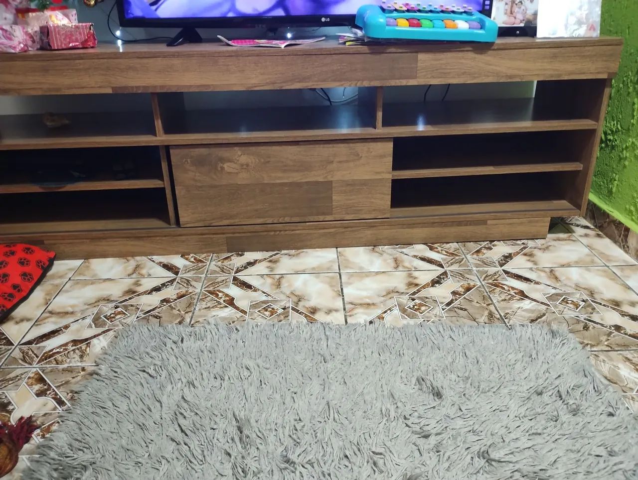 Wooden TV Stand for Living Room