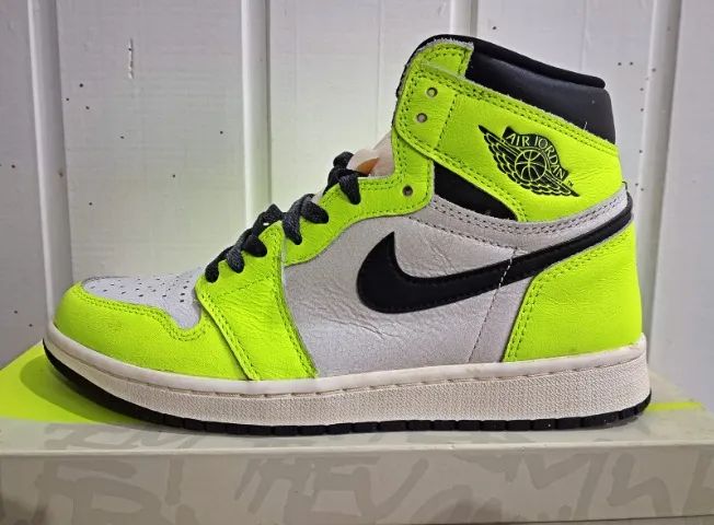 Tenis Nike Air Jordan 1 Visionaire Volt Dswt tam 40 Raro - Foto 4