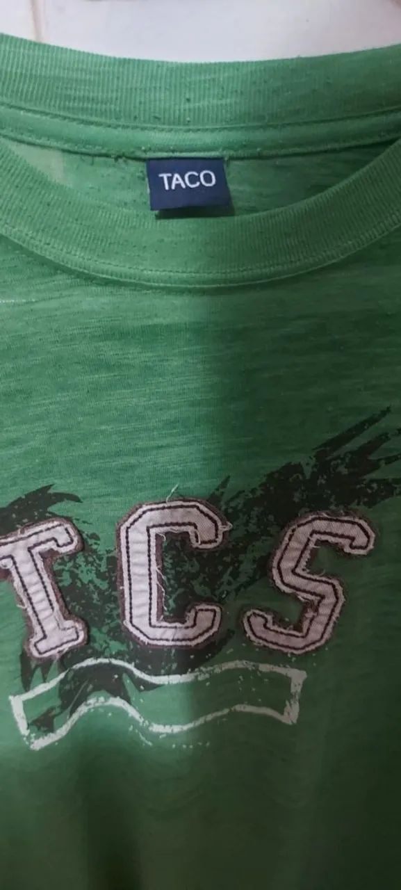 Camiseta Verde da Taco - Foto 2