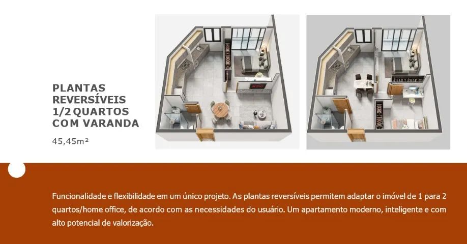 Studios e aptos de 01 e 02 quartos no Esplanada - Foto 2