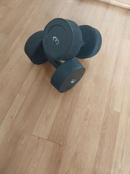 Halteres de 3kg para exercícios 