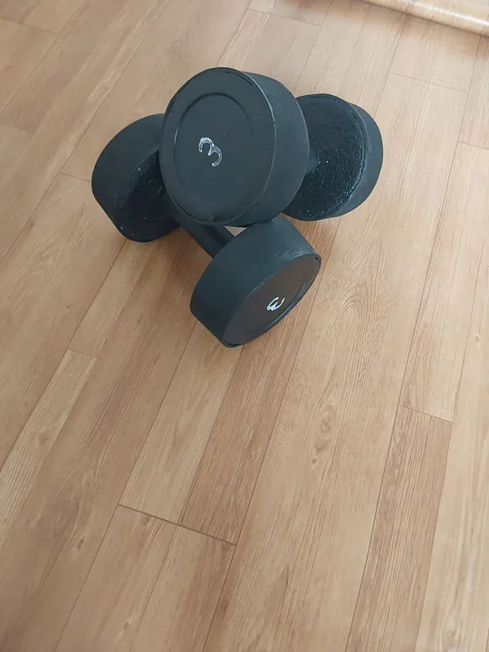 Halteres de 3kg para exercícios