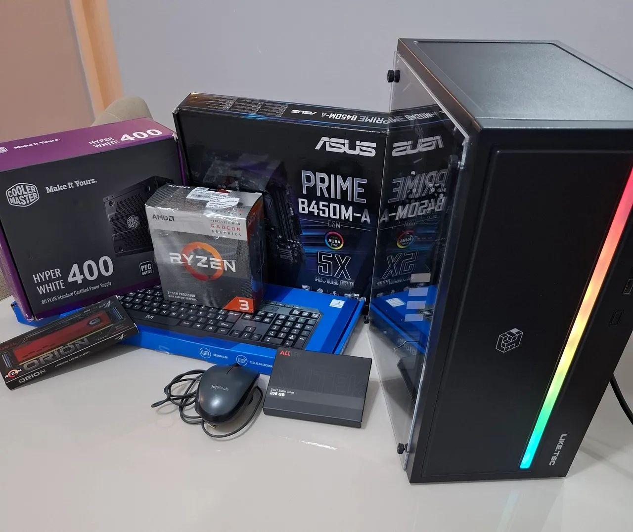 PC Gamer Completo - Ryzen 3 - ASUS - 400W
