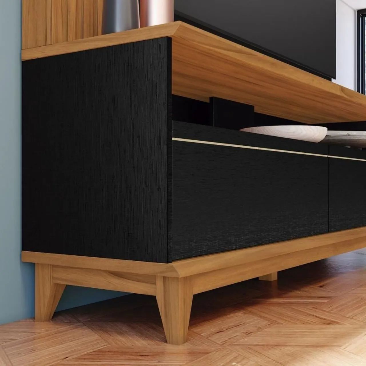 Rack Home para TV com Painel Moderno - Foto 4