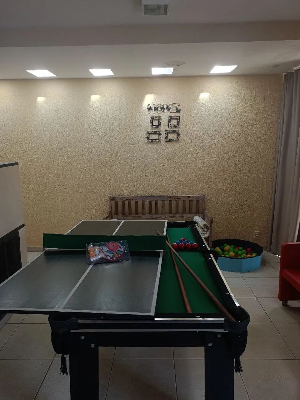 Mesa de sinuca / bilhar e ping pong