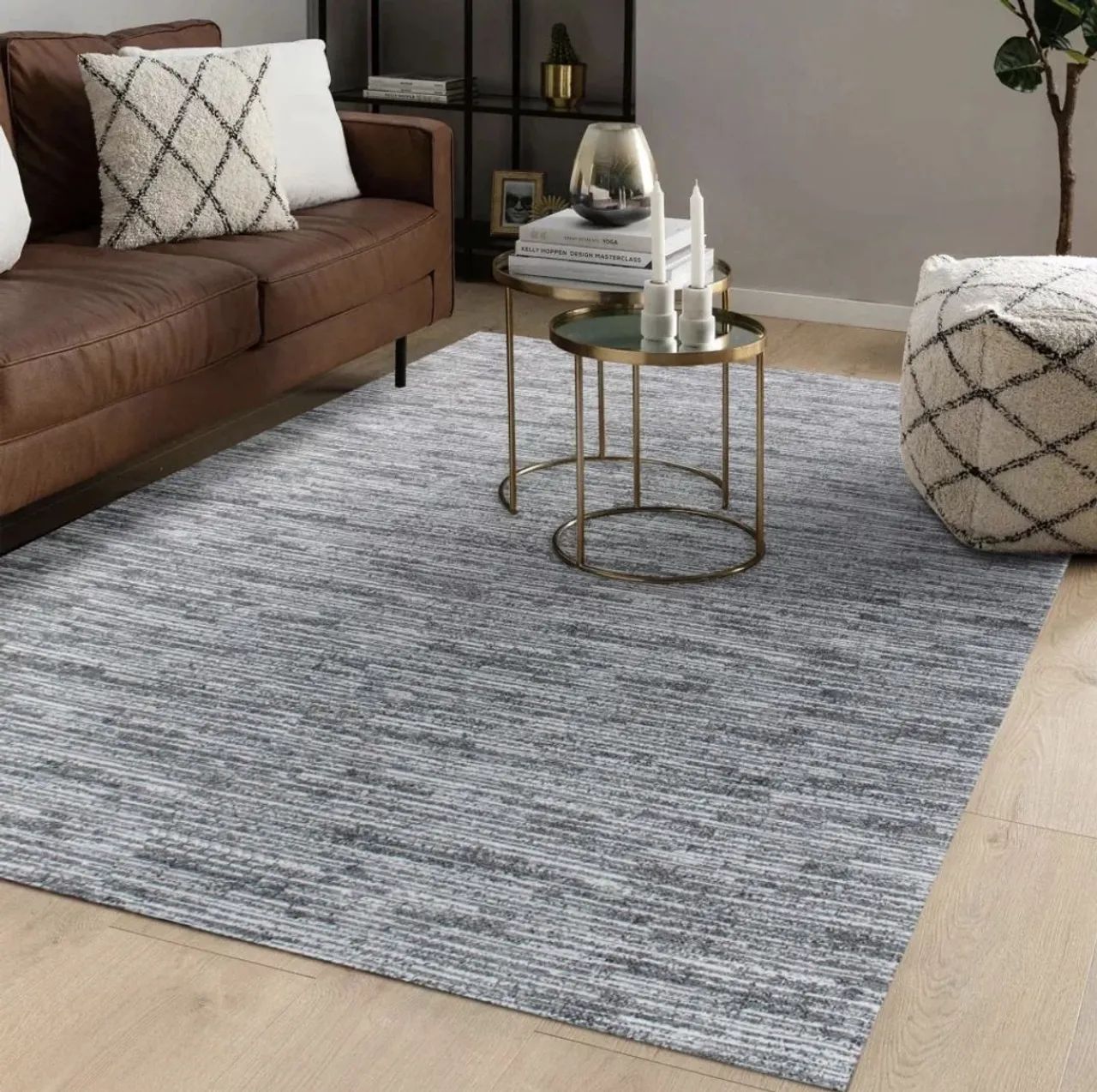 Tapete De Sala Antiderrapante Genova 1,32m X 2,50m