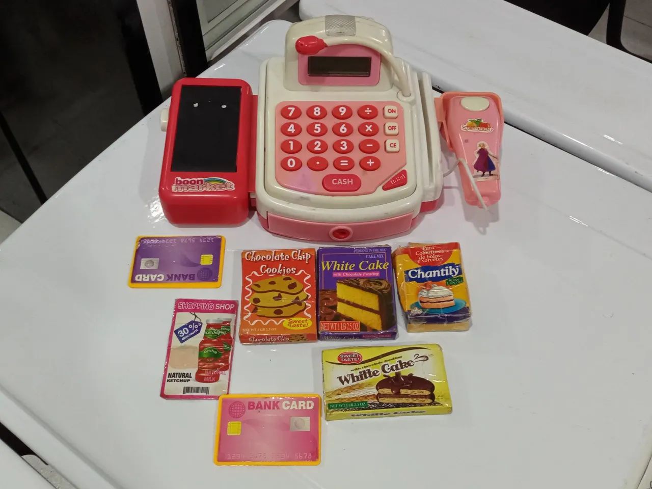 Brinquedo Caixa Registradora Retrô 