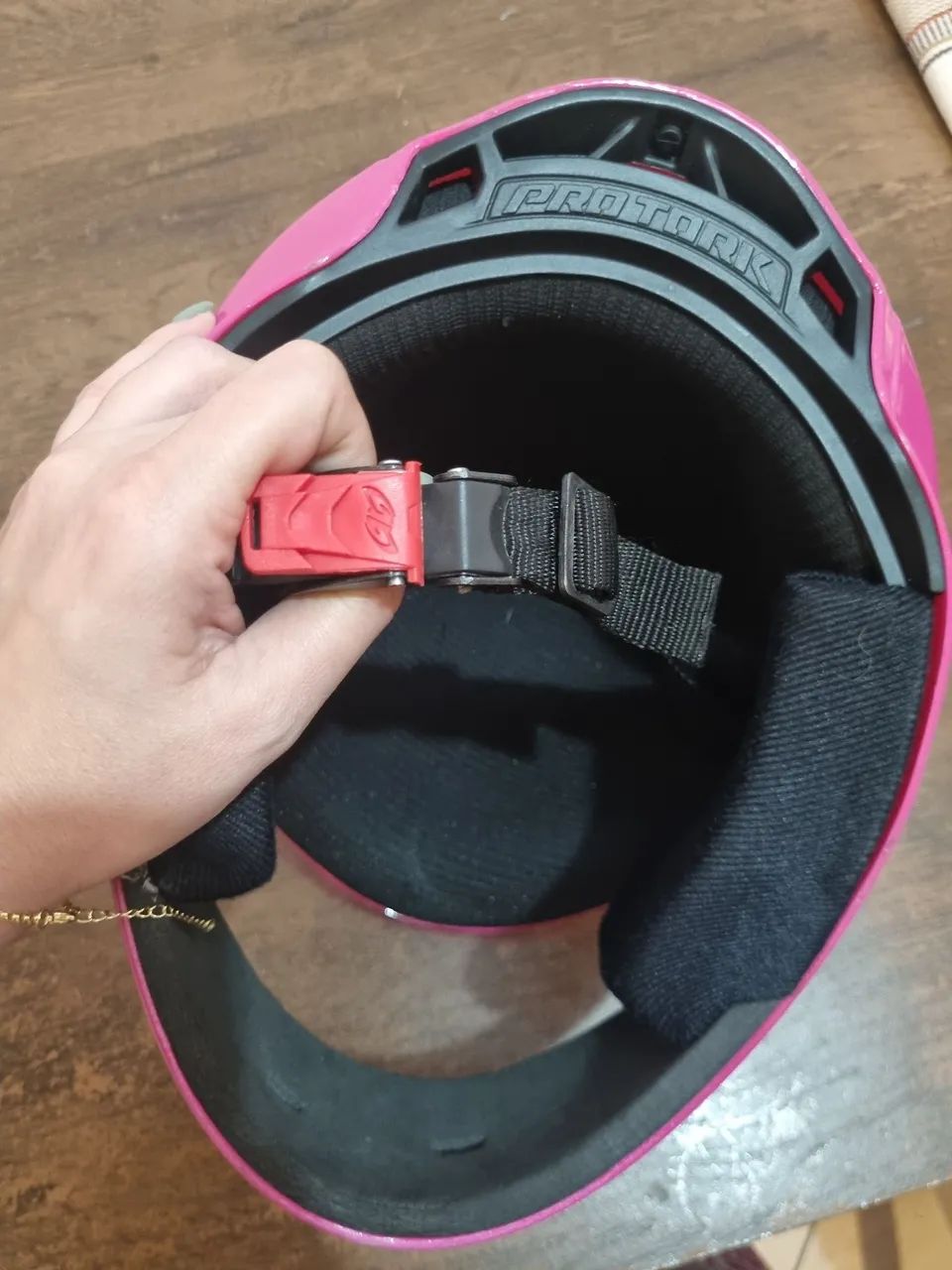 Capacete Liberty Feminino Rosa - Foto 5