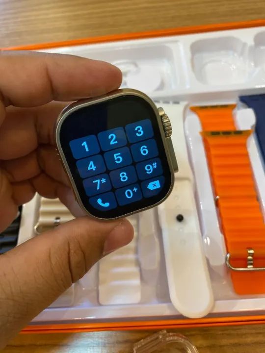 Promoção SmartWatch Ultra 2 Com 7 Pulseiras S100 7in1 49mm - Foto 3