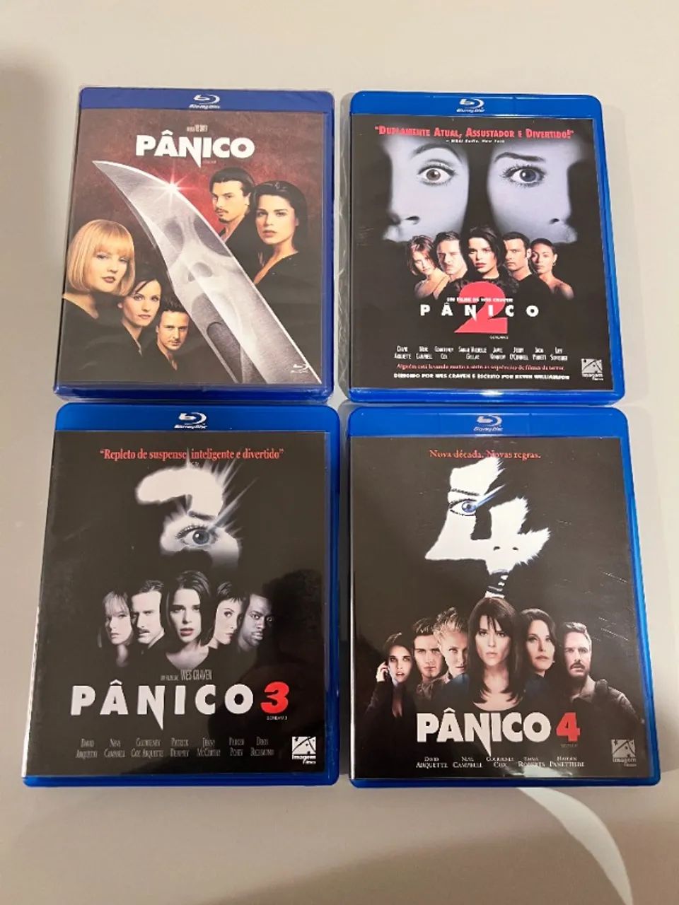 Blu-ray Coleção Pânico (4 filmes)