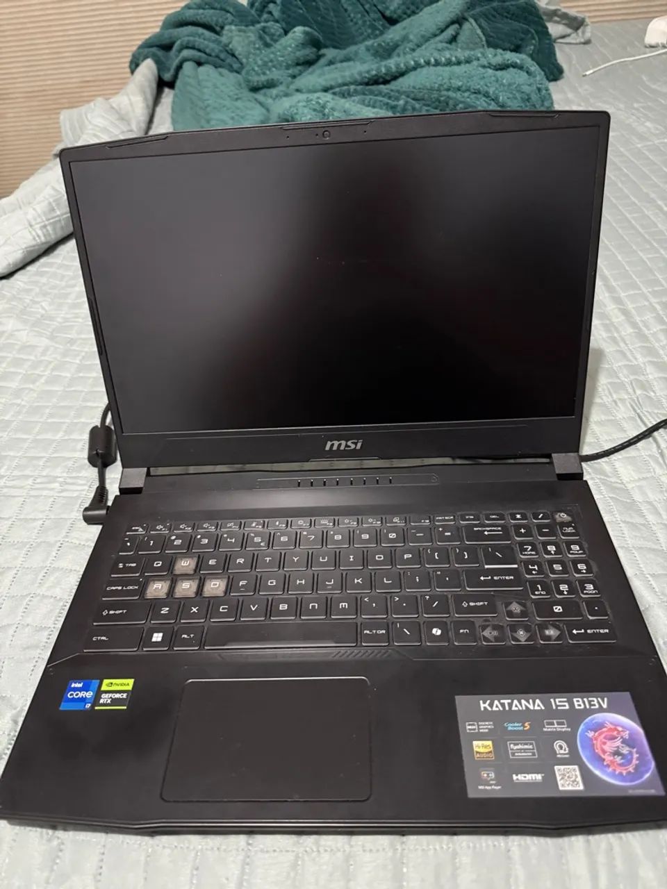 Notebook Gamer MSI KATANA 15B13V IMPORTADO  I7 13geração 16GB RAM DDR5 SSD 1TB  RTX 4050