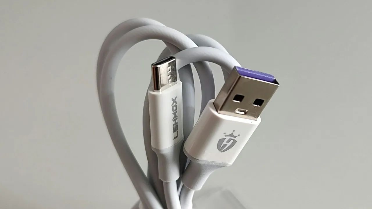 Cabo USB-C para Celular Lehmox  - Novo - Foto 2