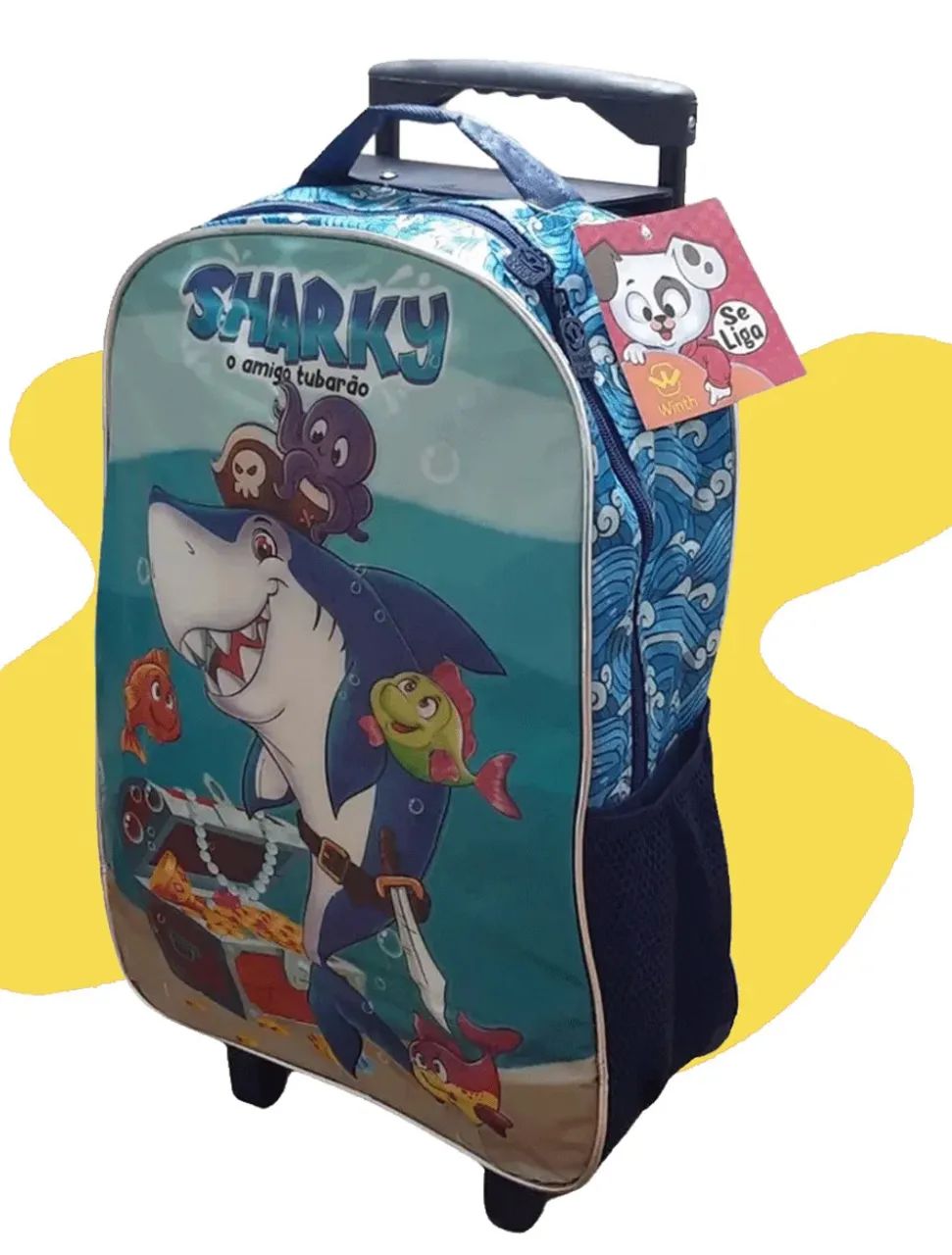 Mochila de Rodinhas Meninas e Meninos 