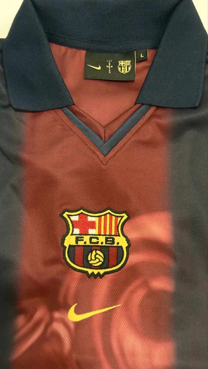 Camisa Nike Barcelona Travis Scott  Retro 2000 - Foto 3