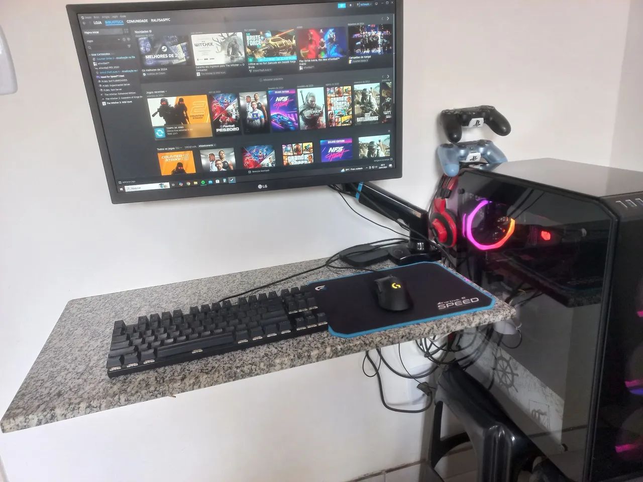 Monitor Lg 24" 2 saidas hdmi