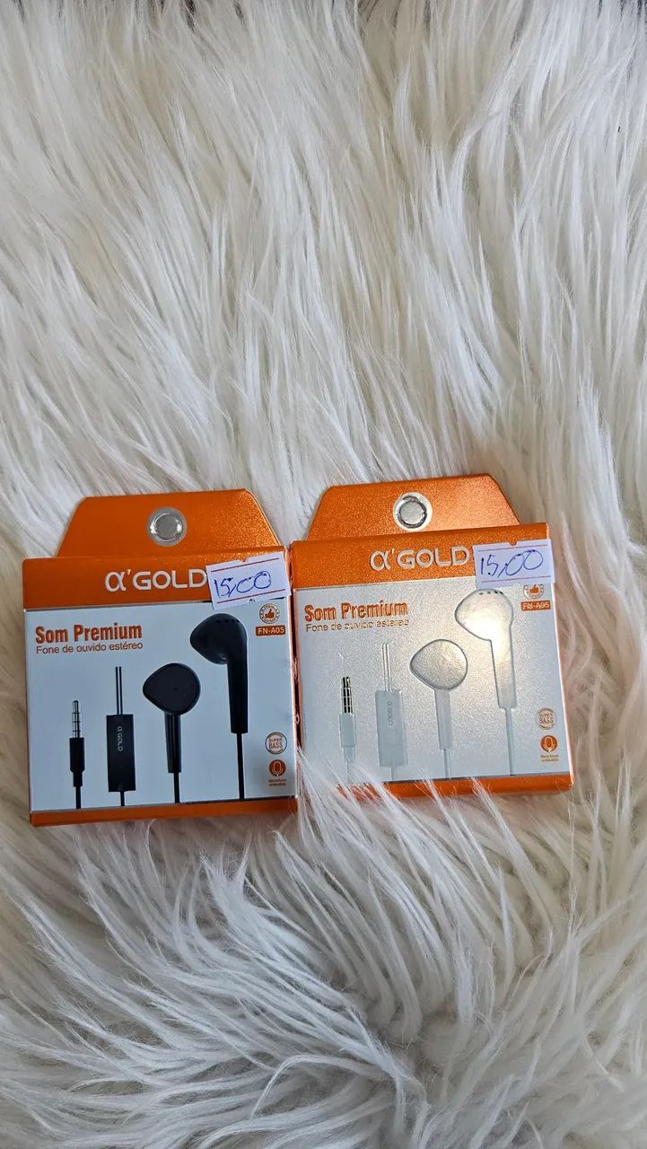Fone de ouvido estéreo Som Premium