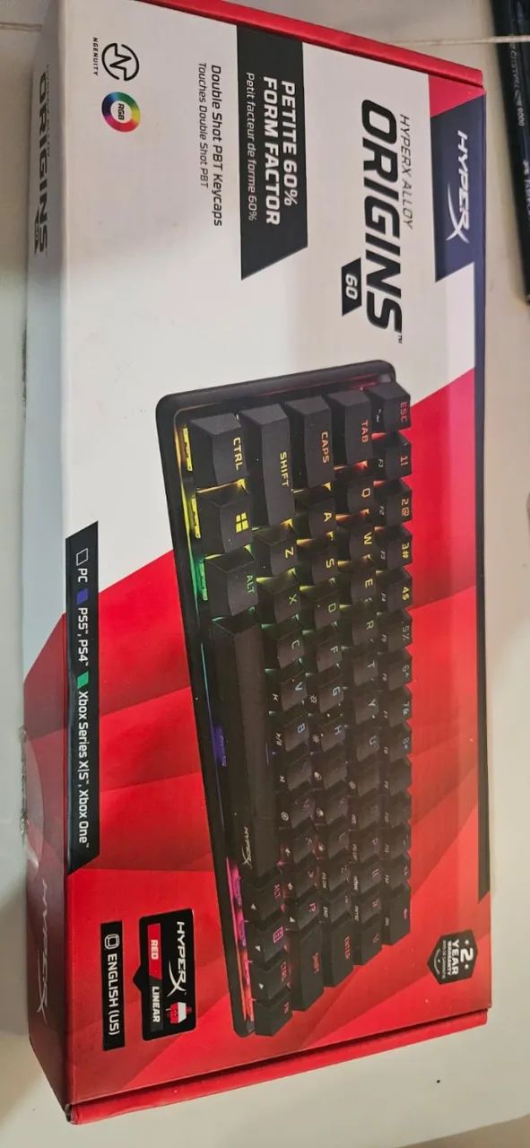 teclado hyperx alloy origins 60%