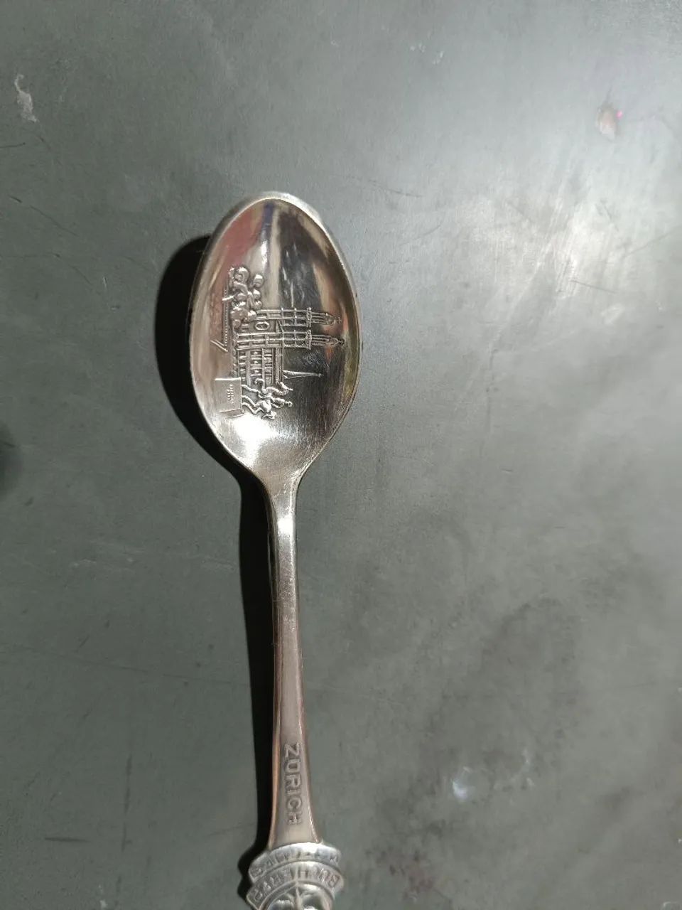 Colher em prata   de Zurique - Foto 2
