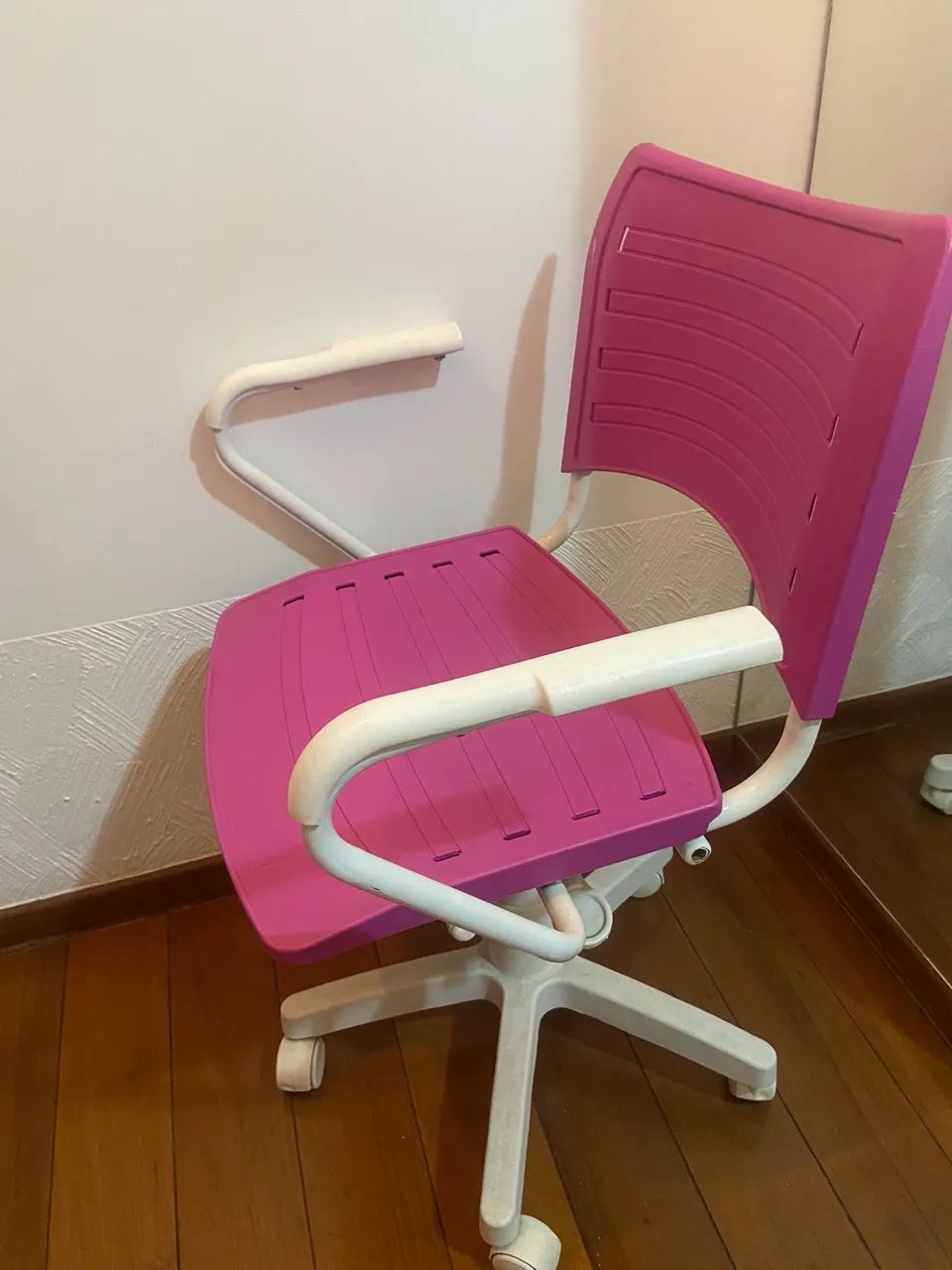 Cadeira de estudo escritório rosa - Foto 6