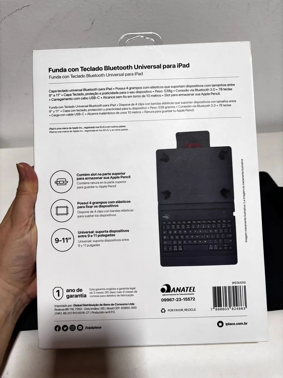 Vendo capa para iPad + mouse sem fio 64307583551235124