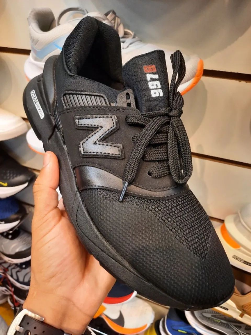 Tênis New Balance 997 Preto Masculino Couro - Foto 2
