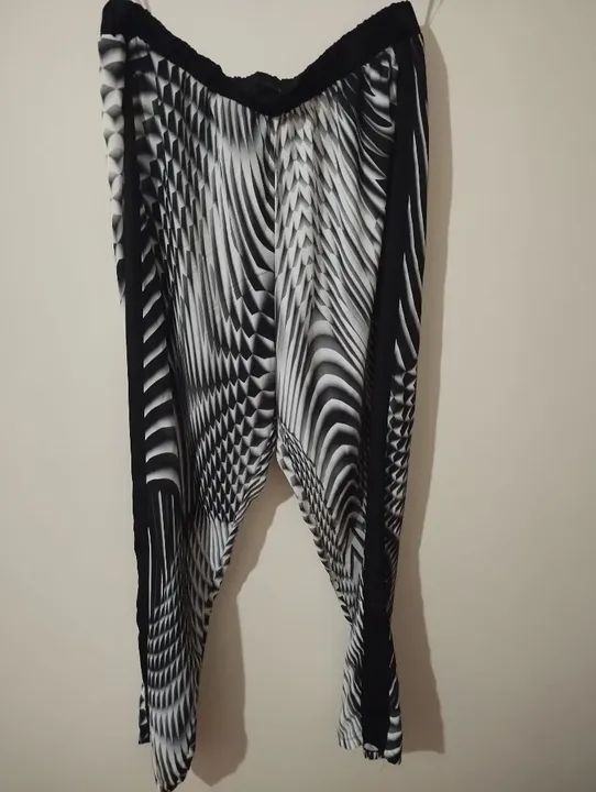 Calça em crepe e seda Skunk n38