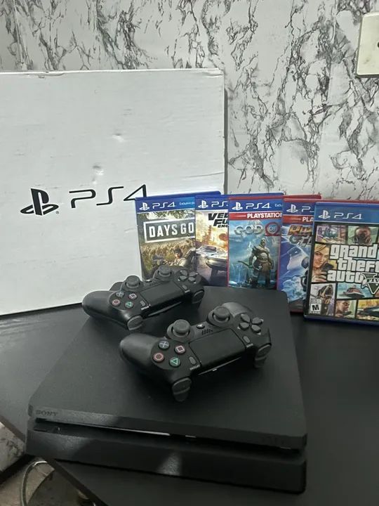 Ps4 Slim 1TB 4 meses de uso 