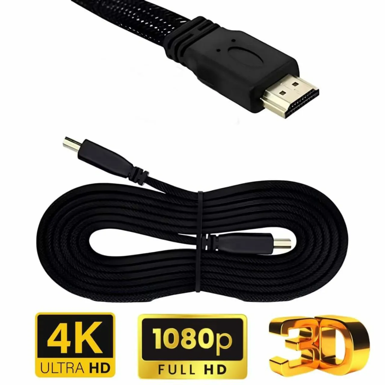 Cabo HDMI 4K Ultra HD e 3D - Alta Qualidade