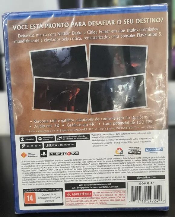 Uncharted: Coleção Legado dos Ladrões - PS5 - Foto 2