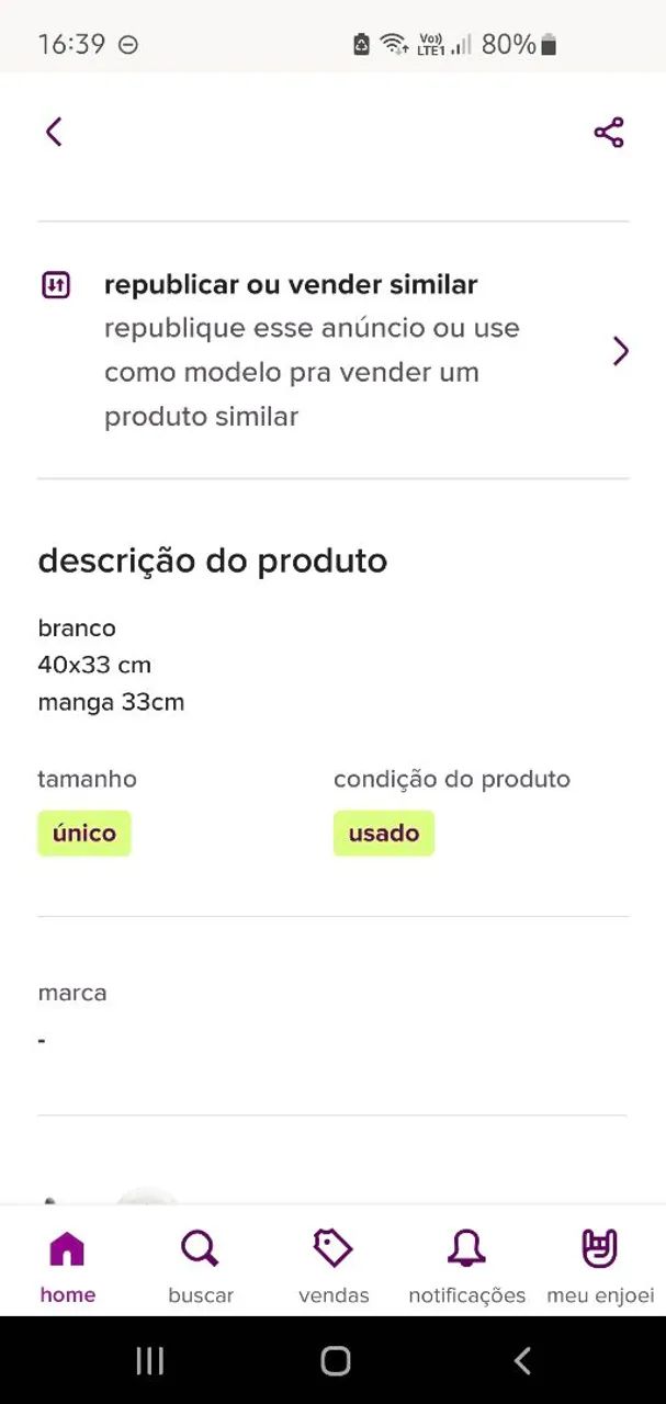 Bolerinho branco infantil  - Foto 4