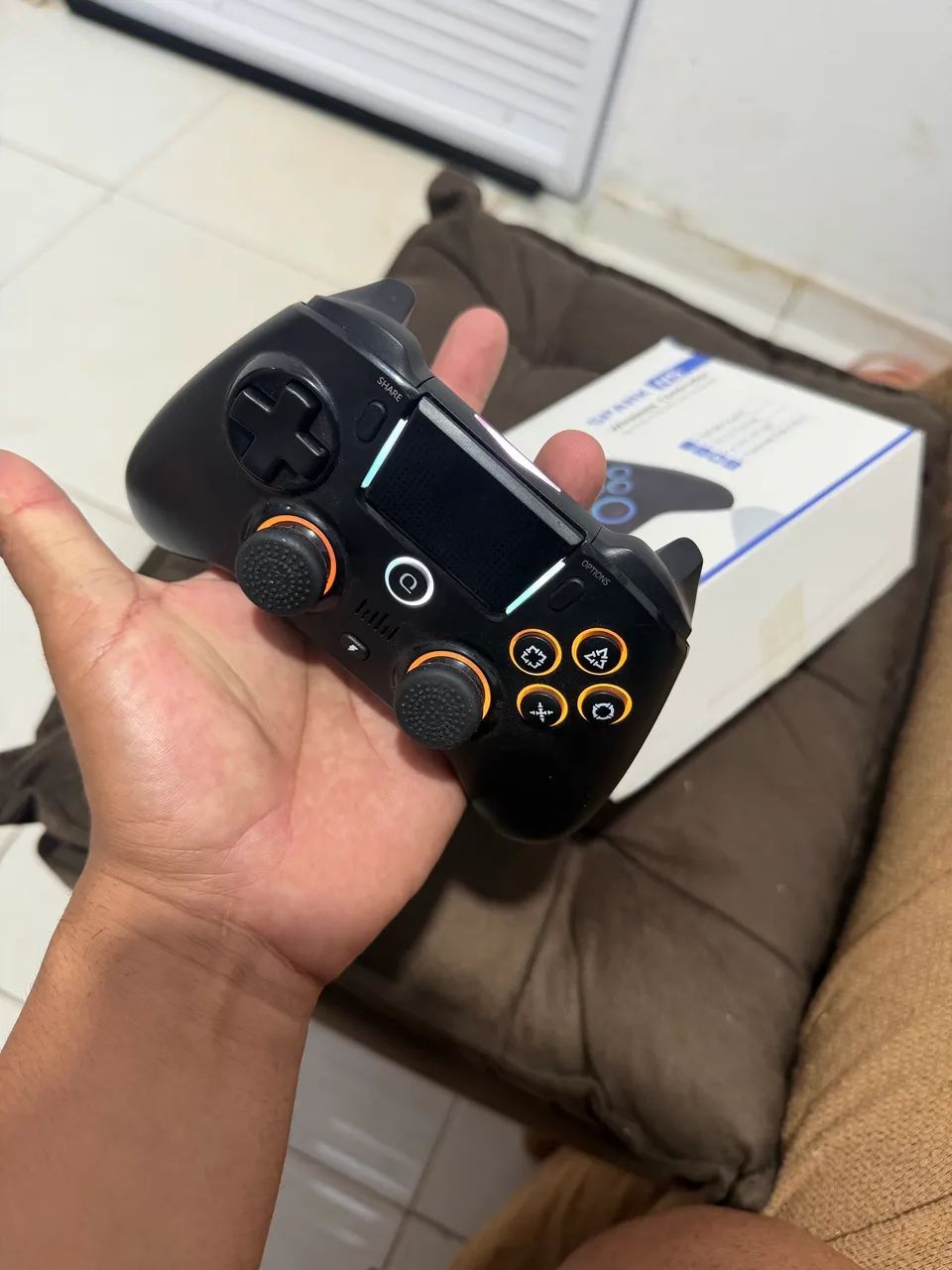 Controle Sem Fio Para Ps4 Ps3 Pc Ios Android Efeito Hall - Foto 4