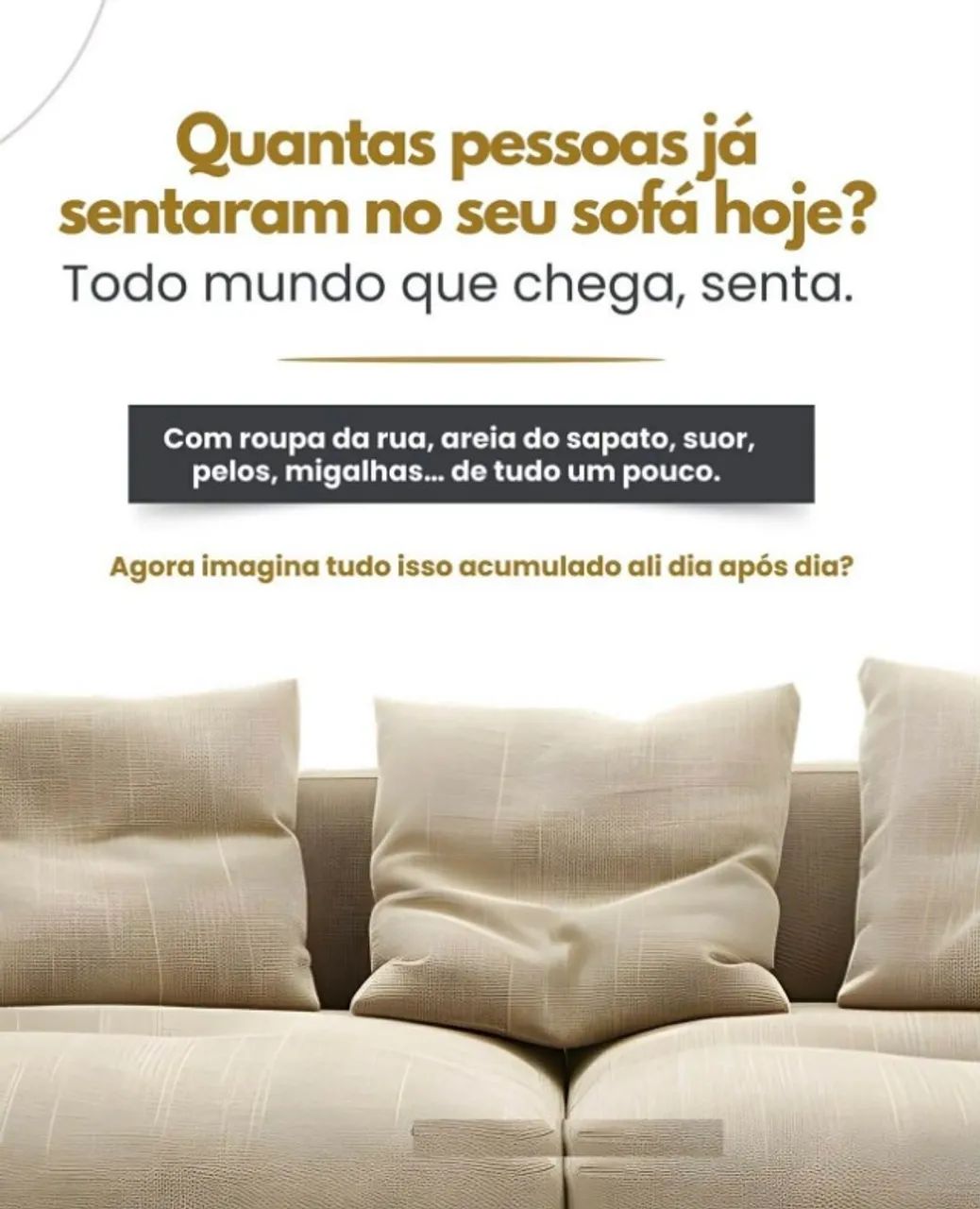 Lavagem a seco - não venda lave .